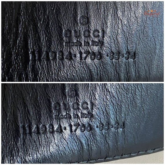 Authentic Gucci Black Guccissima Leather Silver Interlocking G Buckle Belt 85/34 - Picture 7 of 13